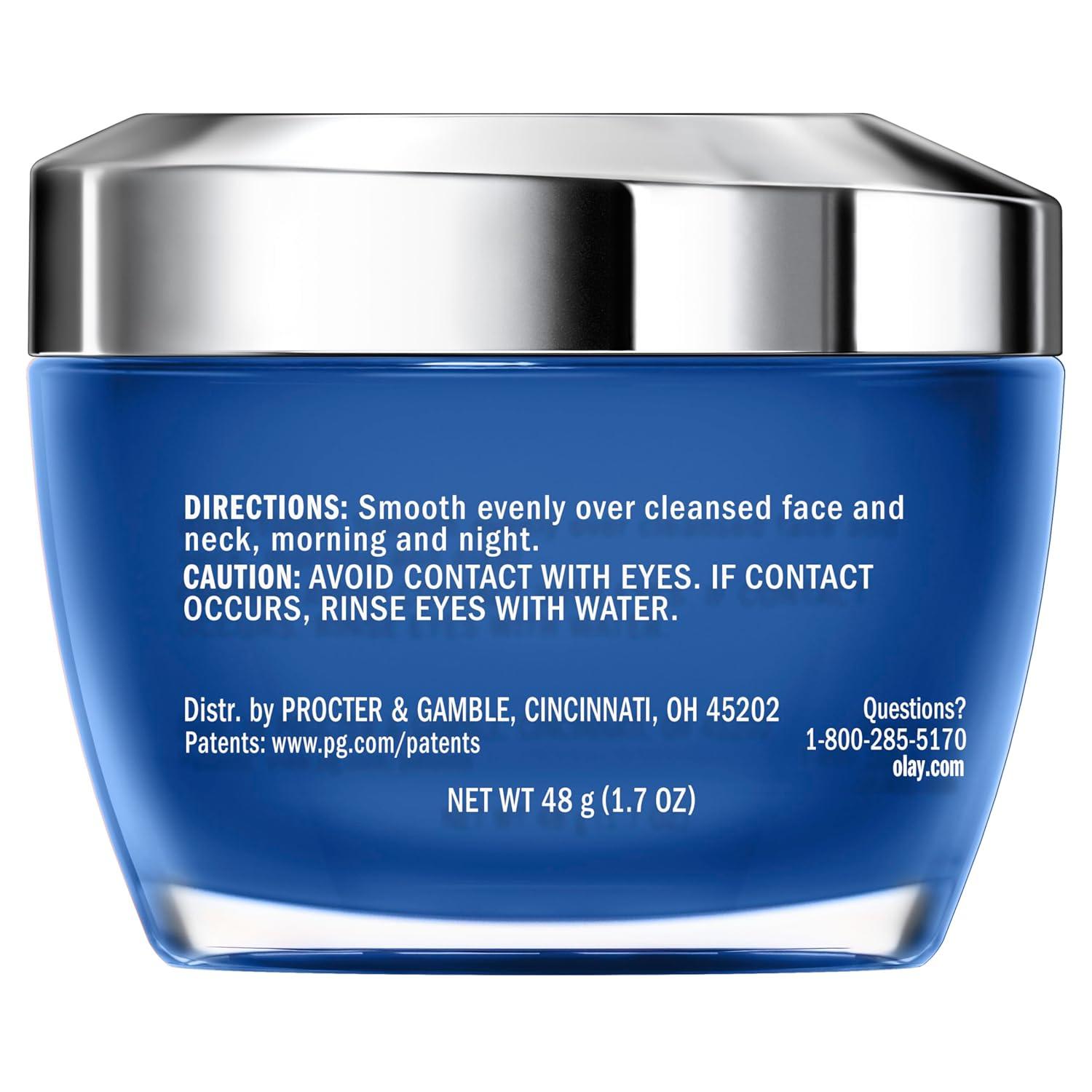 imageOlay Hyaluronic Acid Face Mousturizer Plump amp Hydrate FragranceFree Hydrating Gel for Dry Skin Retain amp Replenish Moisture with Niacinamide NonGreasy 2 Oz17 Fl Oz Pack of 1