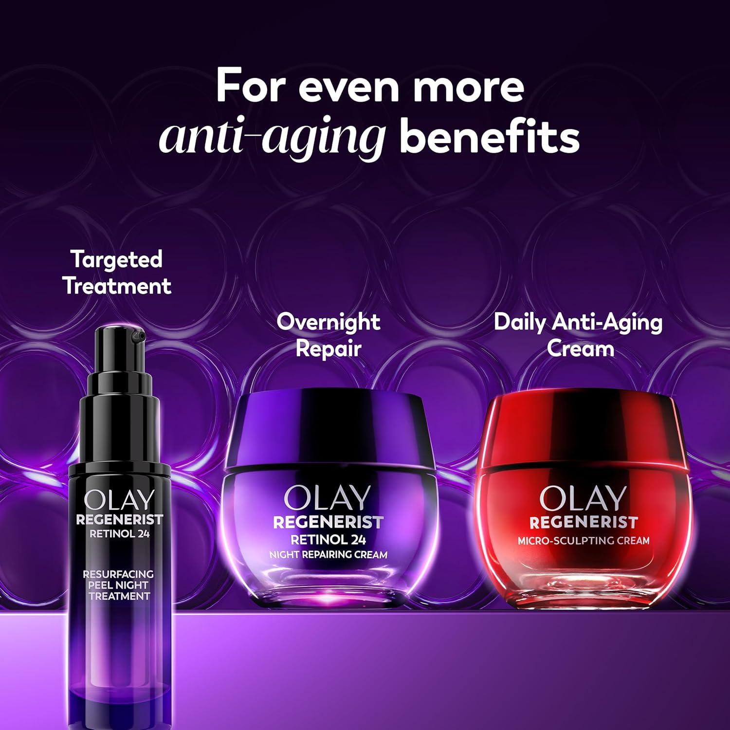 imageOlay Regenerist Radiance Retinol Face Moisturizer Smooth amp Renew Cream for Women FragranceFree AntiAging AntiWrinkle Tightening amp Brightening 2 Oz17 Fl Oz Pack of 1