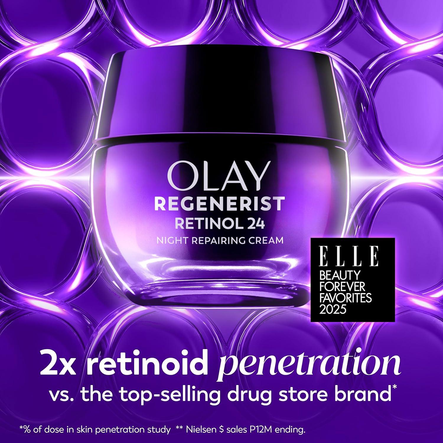 imageOlay Regenerist Radiance Retinol Face Moisturizer Smooth amp Renew Cream for Women FragranceFree AntiAging AntiWrinkle Tightening amp Brightening 2 Oz17 Fl Oz Pack of 1