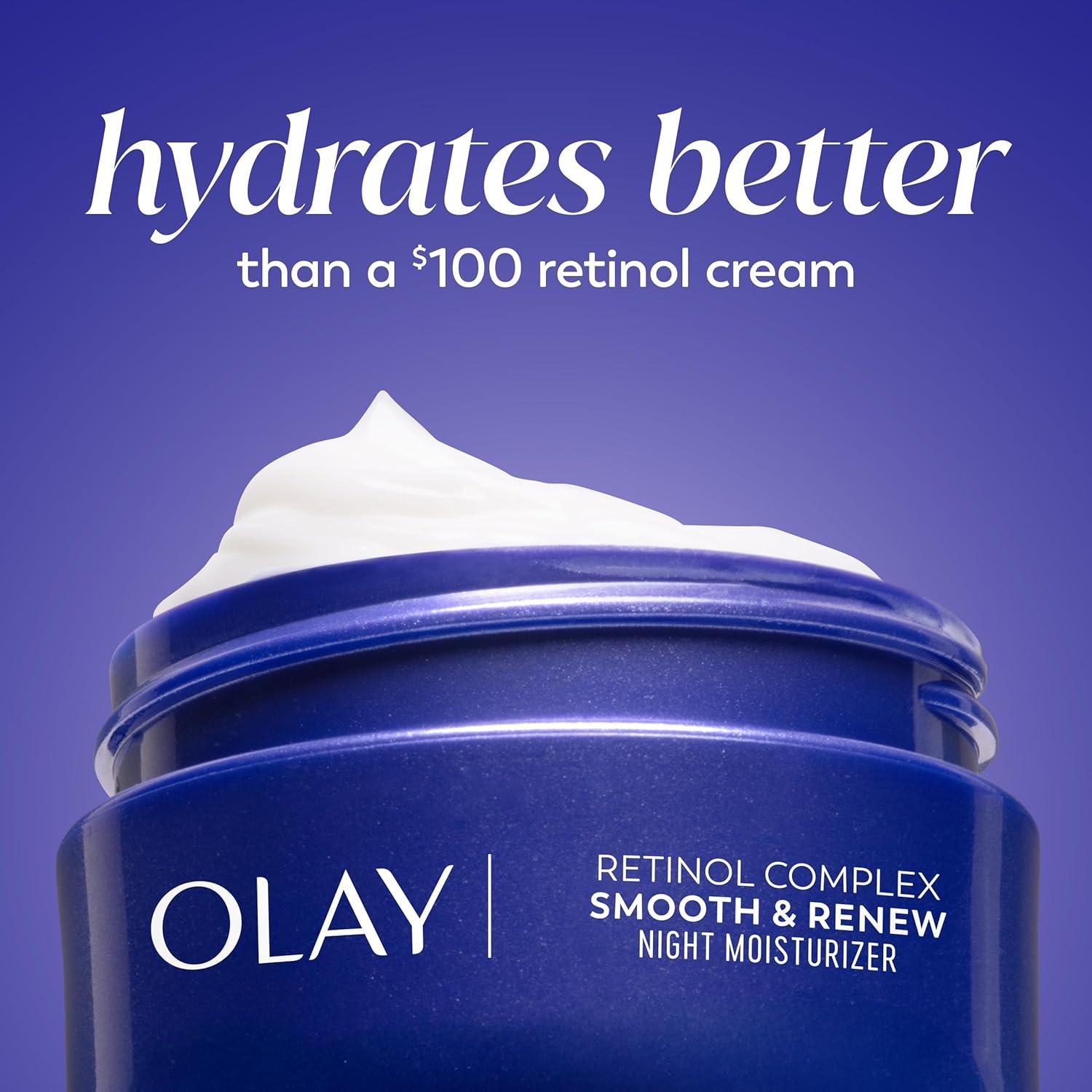 imageOlay Regenerist Radiance Retinol Face Moisturizer Smooth amp Renew Cream for Women FragranceFree AntiAging AntiWrinkle Tightening amp Brightening 2 Oz2 Ounce Pack of 2