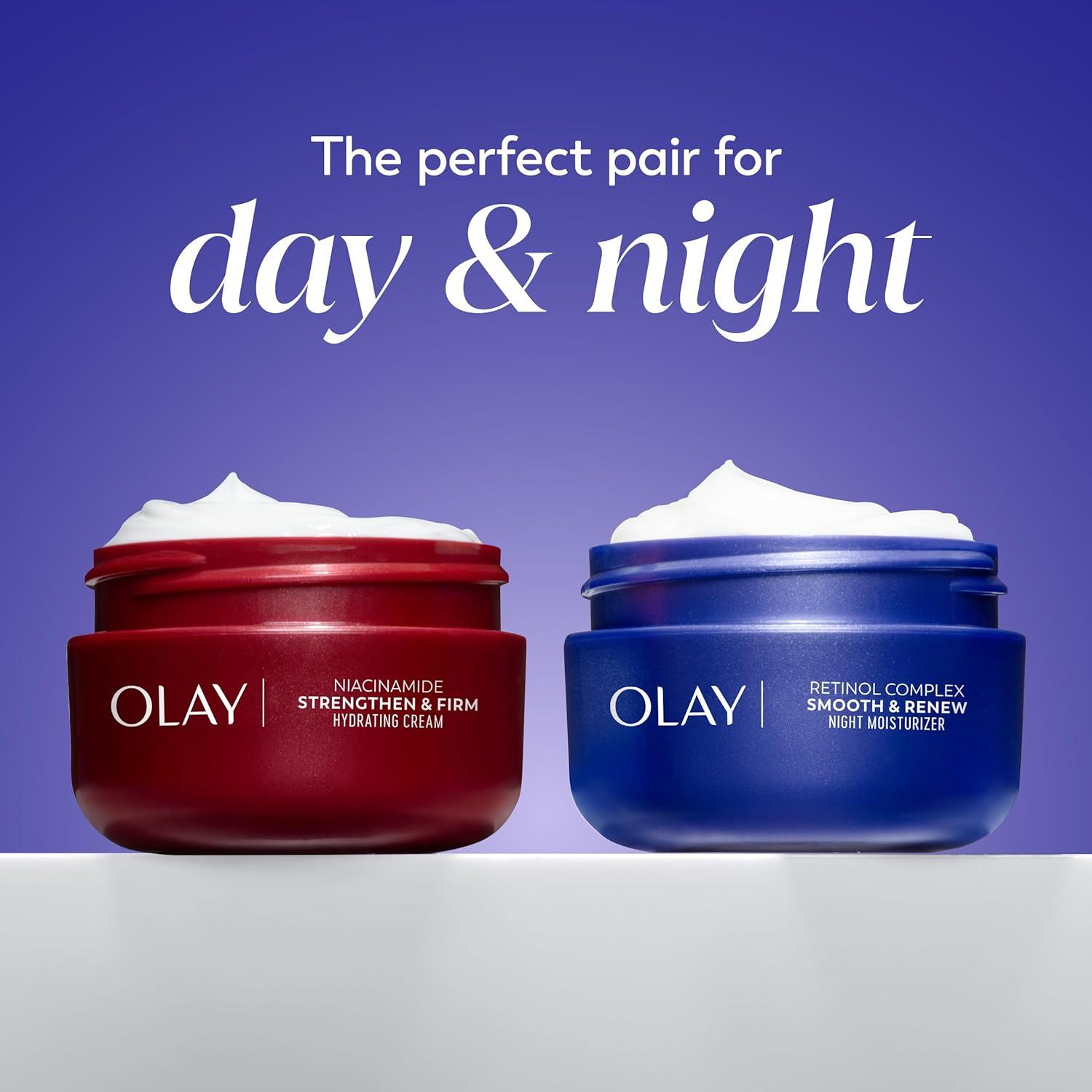 imageOlay Regenerist Radiance Retinol Face Moisturizer Smooth amp Renew Cream for Women FragranceFree AntiAging AntiWrinkle Tightening amp Brightening 2 Oz2 Ounce Pack of 2