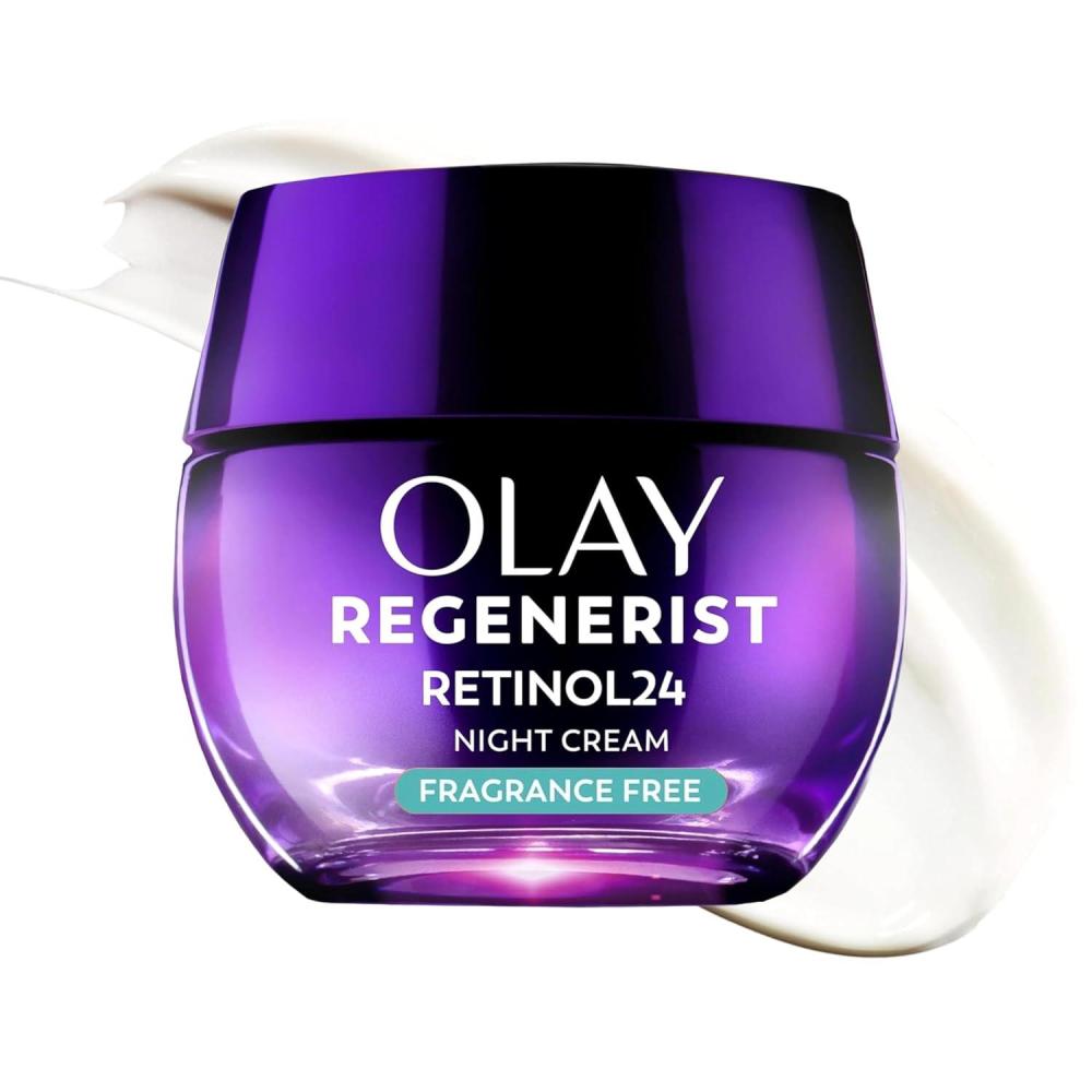 imageOlay Regenerist Radiance Retinol Face Moisturizer Smooth amp Renew Cream for Women FragranceFree AntiAging AntiWrinkle Tightening amp Brightening 2 Oz17 Fl Oz Pack of 1
