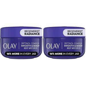 Olay Regenerist Radiance Retinol Face Moisturizer: Smooth & Renew Cream for Women – Fragrance-Free, Anti-Aging, Anti-Wrinkle, Tightening & Brightening – 2 Oz(2 Ounce (Pack of 2))