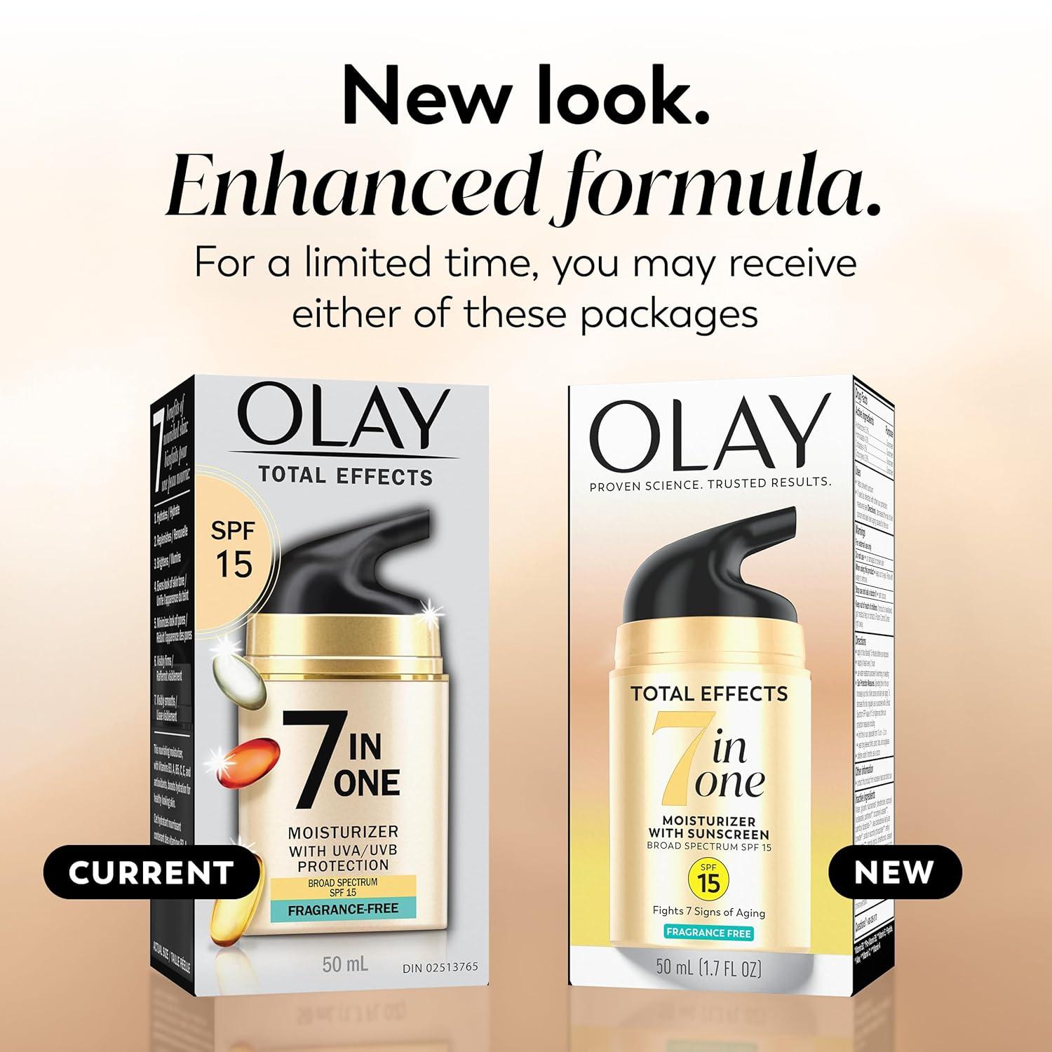 imageOLAY Total Effects 7in1 AntiAging Face Moisturizer with SPF 15 FragranceFree 17 oz17 Fl Oz Pack of 1