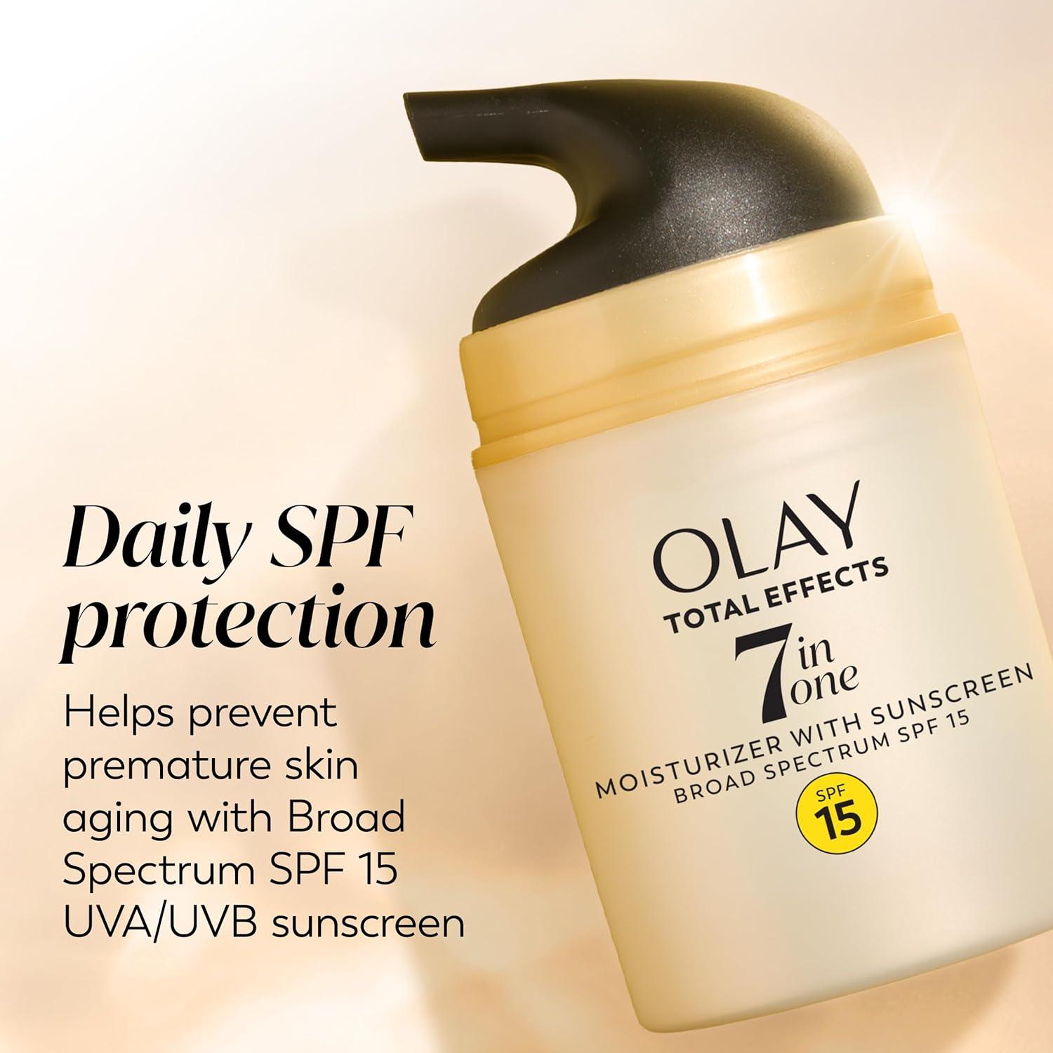 imageOLAY Total Effects 7in1 AntiAging Face Moisturizer with SPF 15 FragranceFree 17 oz17 Fl Oz Pack of 1