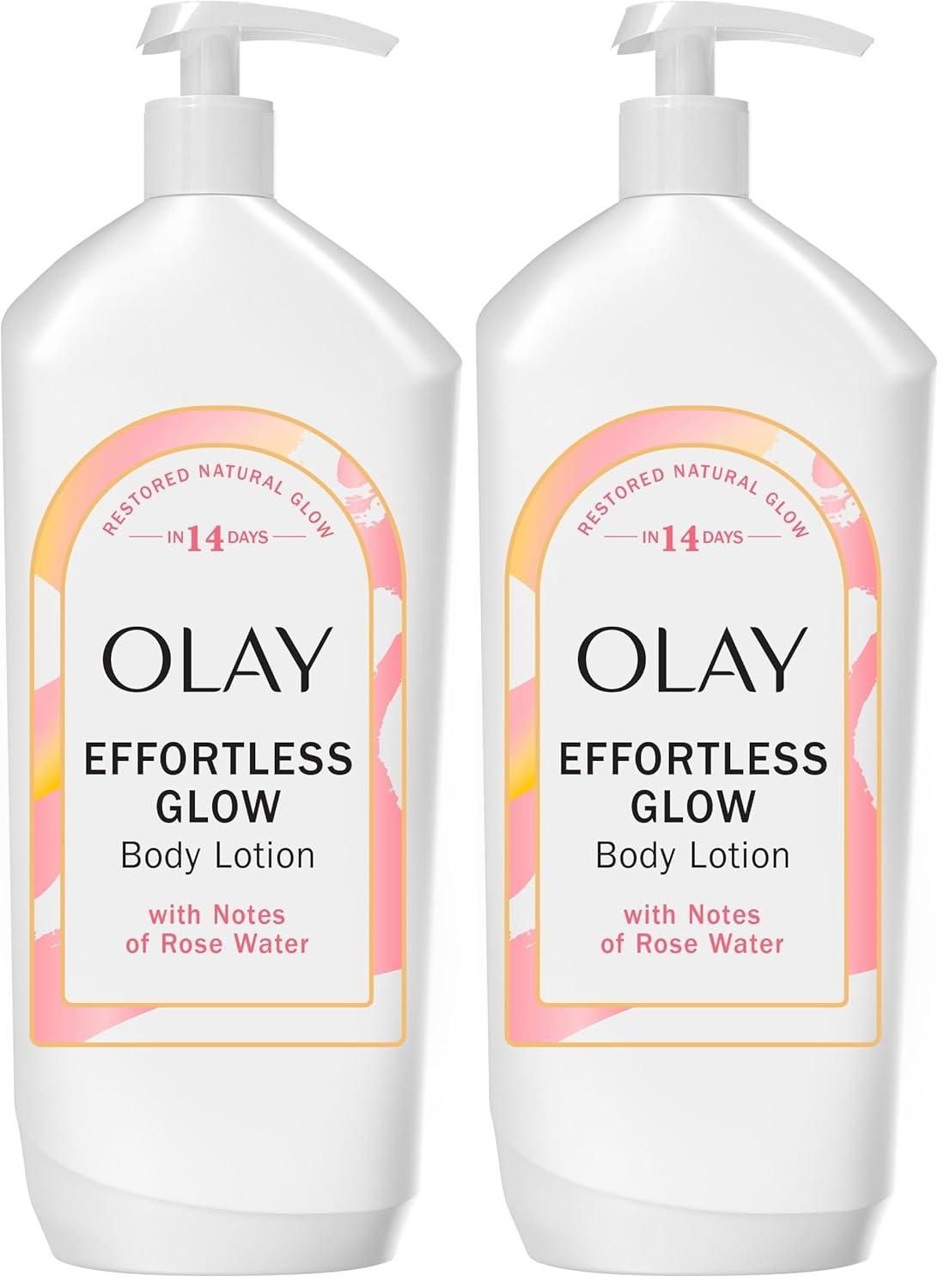 imageOlay Body Lotion for Women Day amp Night Restoring 24hr Moisturizing amp Deep Hydration Absorbs Instantly Penetrating Vitamin B3 Complex For All Skin Types Fragrance Free 18 fl ozRose