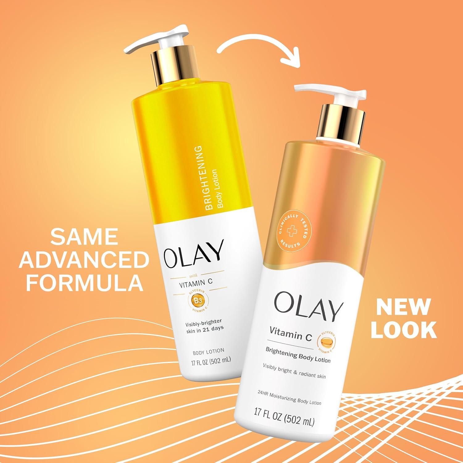 imageOlay Body Lotion for Women Smoothing with Retinol Serum Visibly Smoother Skin 24hr Moisture amp Hydration Fast Absorbing Formula Vitamin B3 Complex For All Skin Types 17 fl ozVitamin C