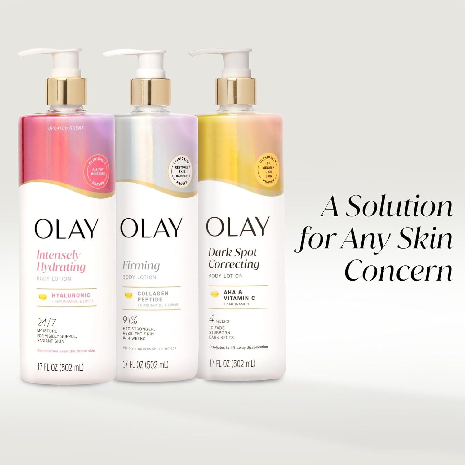 imageOlay Body Lotion for Women Smoothing with Retinol Serum Visibly Smoother Skin 24hr Moisture amp Hydration Fast Absorbing Formula Vitamin B3 Complex For All Skin Types 17 fl ozHyaluronic Acid