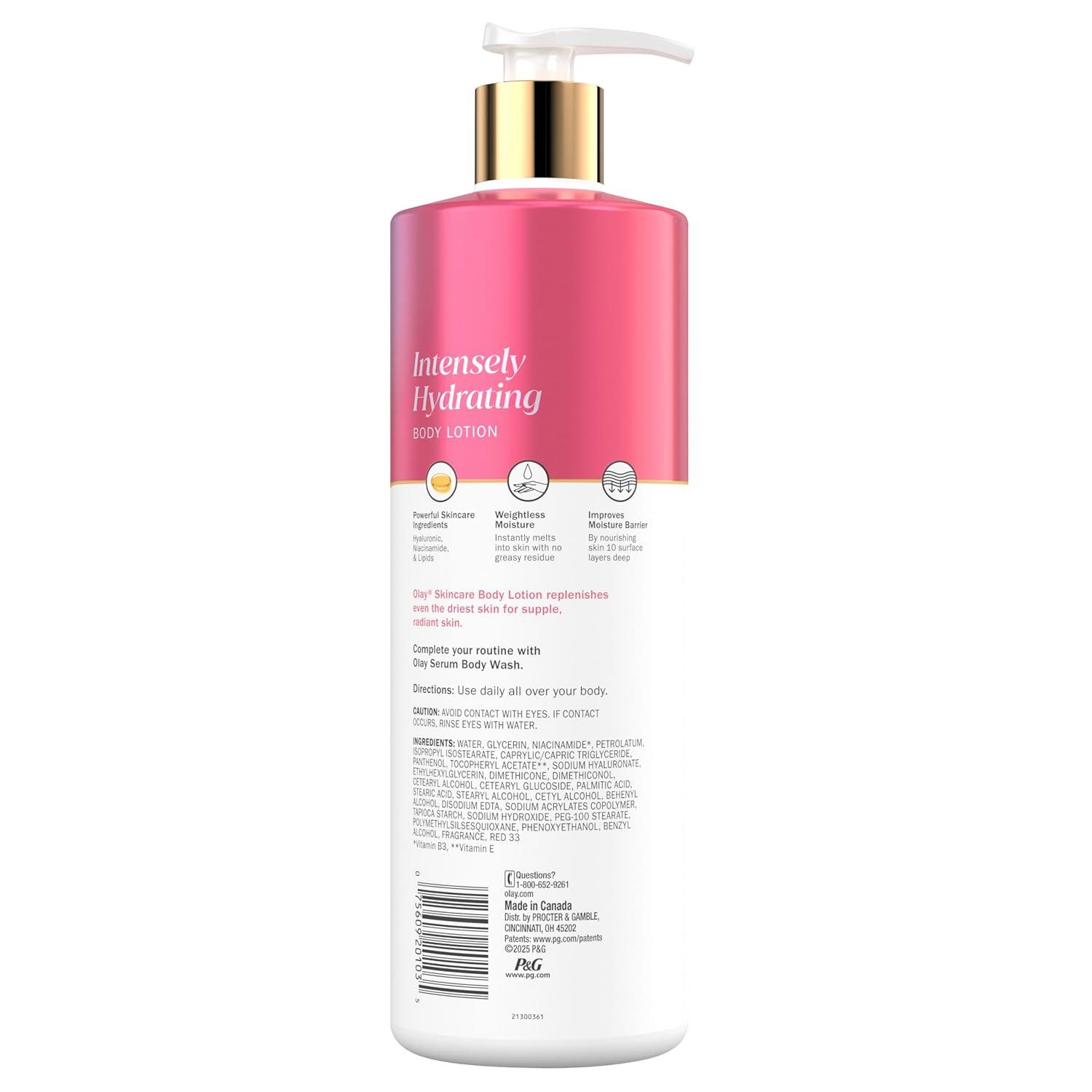 imageOlay Body Lotion for Women Smoothing with Retinol Serum Visibly Smoother Skin 24hr Moisture amp Hydration Fast Absorbing Formula Vitamin B3 Complex For All Skin Types 17 fl ozHyaluronic Acid