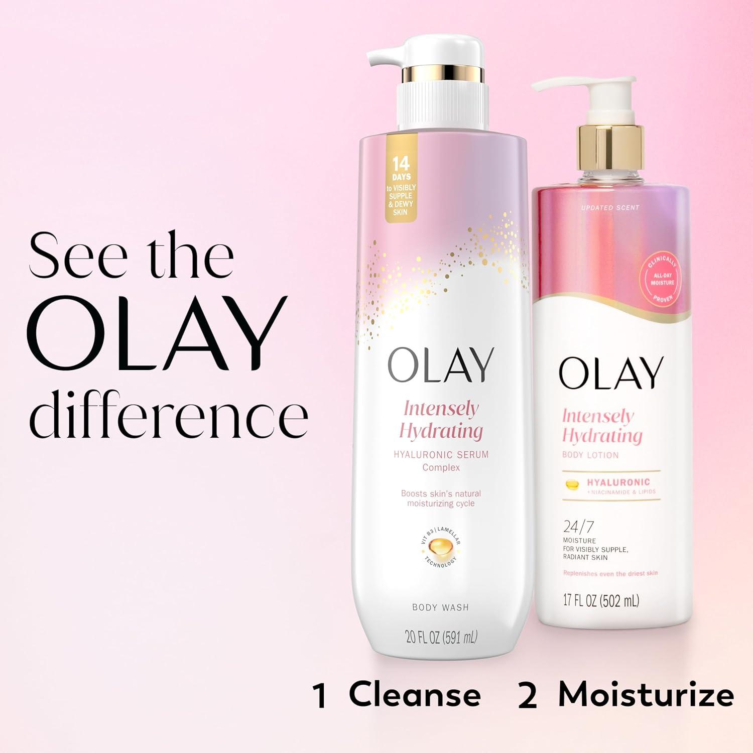 imageOlay Body Lotion for Women Smoothing with Retinol Serum Visibly Smoother Skin 24hr Moisture amp Hydration Fast Absorbing Formula Vitamin B3 Complex For All Skin Types 17 fl ozHyaluronic Acid