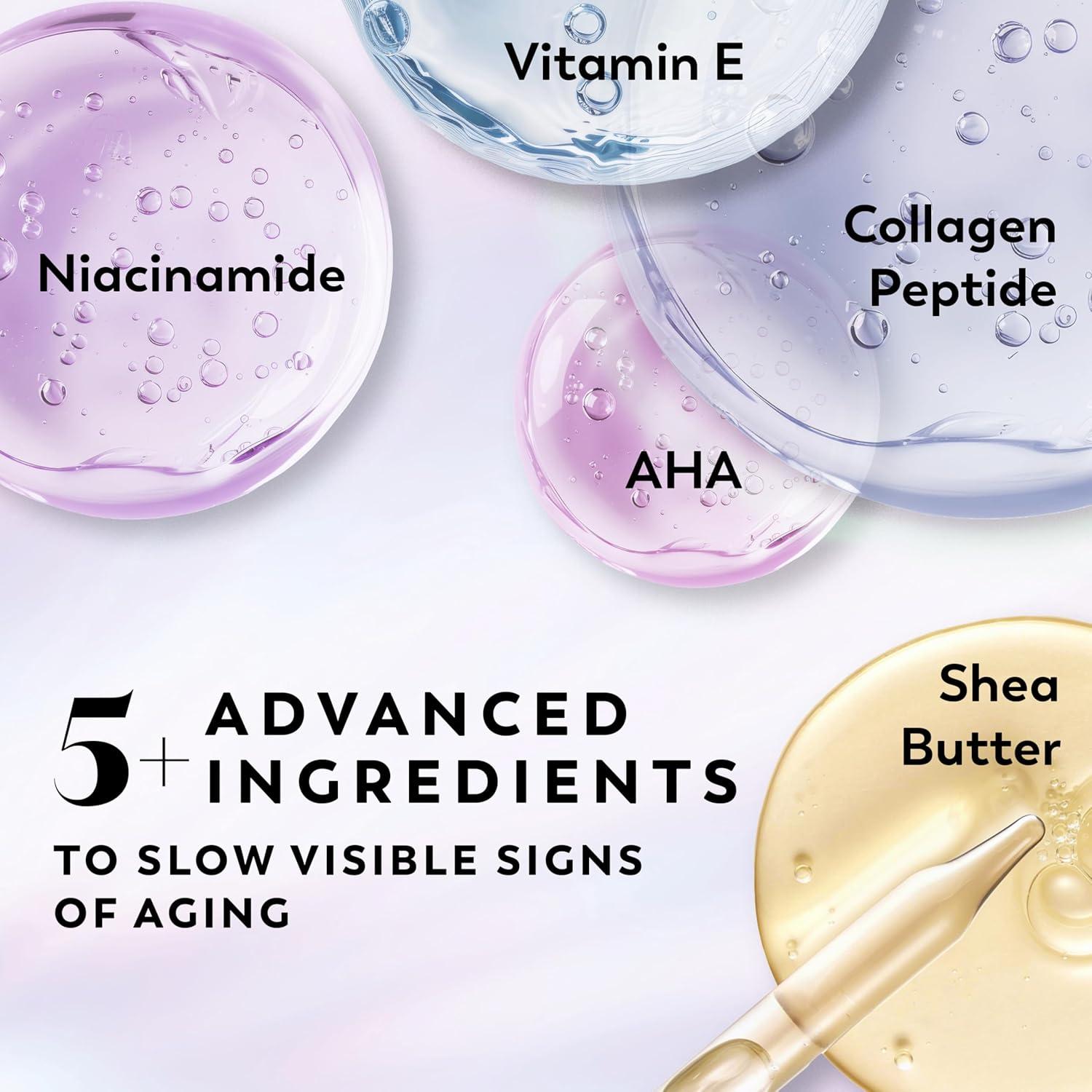 imageOlay Body Lotion for Women Smoothing with Retinol Serum Visibly Smoother Skin 24hr Moisture amp Hydration Fast Absorbing Formula Vitamin B3 Complex For All Skin Types 17 fl ozSweet Vanilla Soft Wood