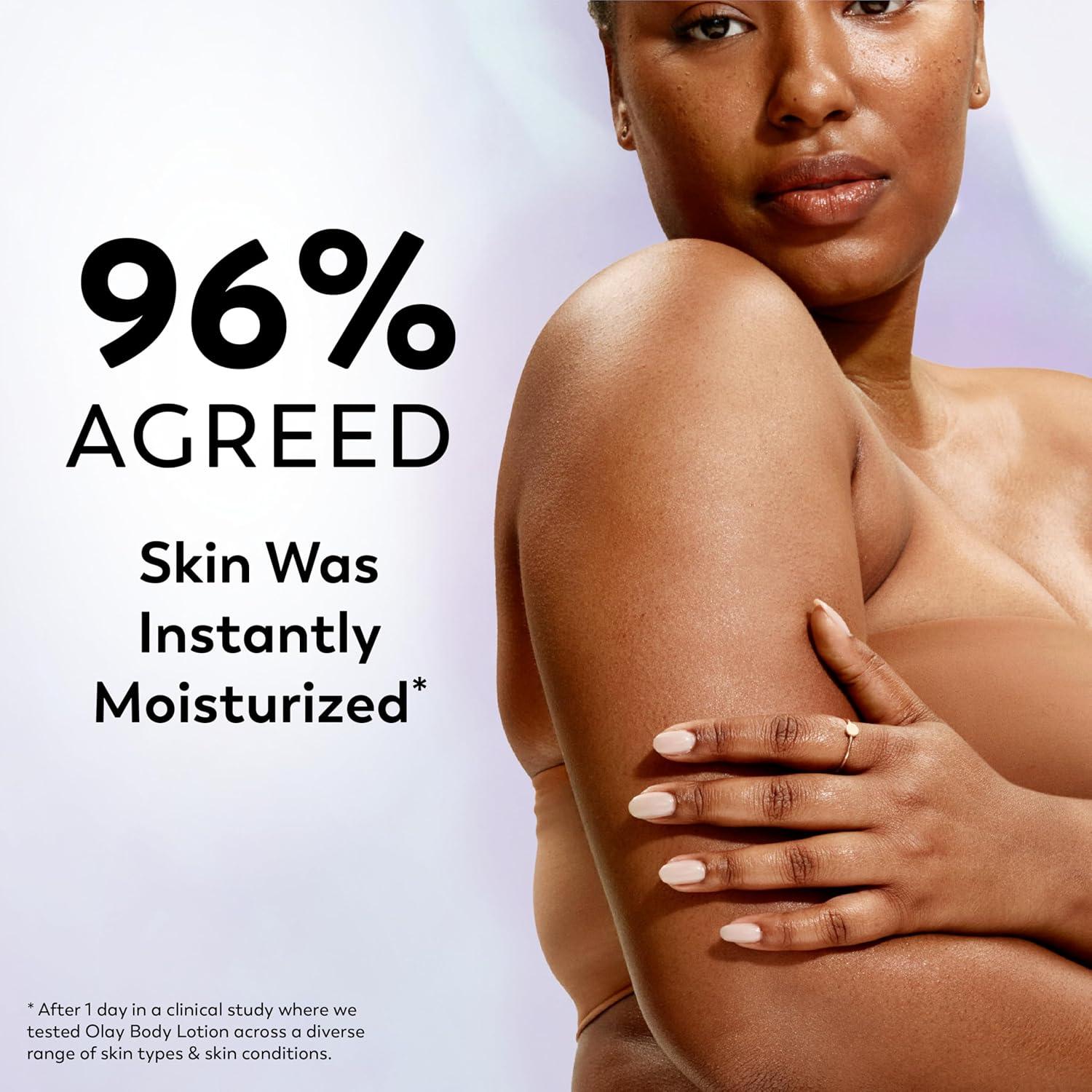 imageOlay Body Lotion for Women Smoothing with Retinol Serum Visibly Smoother Skin 24hr Moisture amp Hydration Fast Absorbing Formula Vitamin B3 Complex For All Skin Types 17 fl ozSweet Vanilla Soft Wood