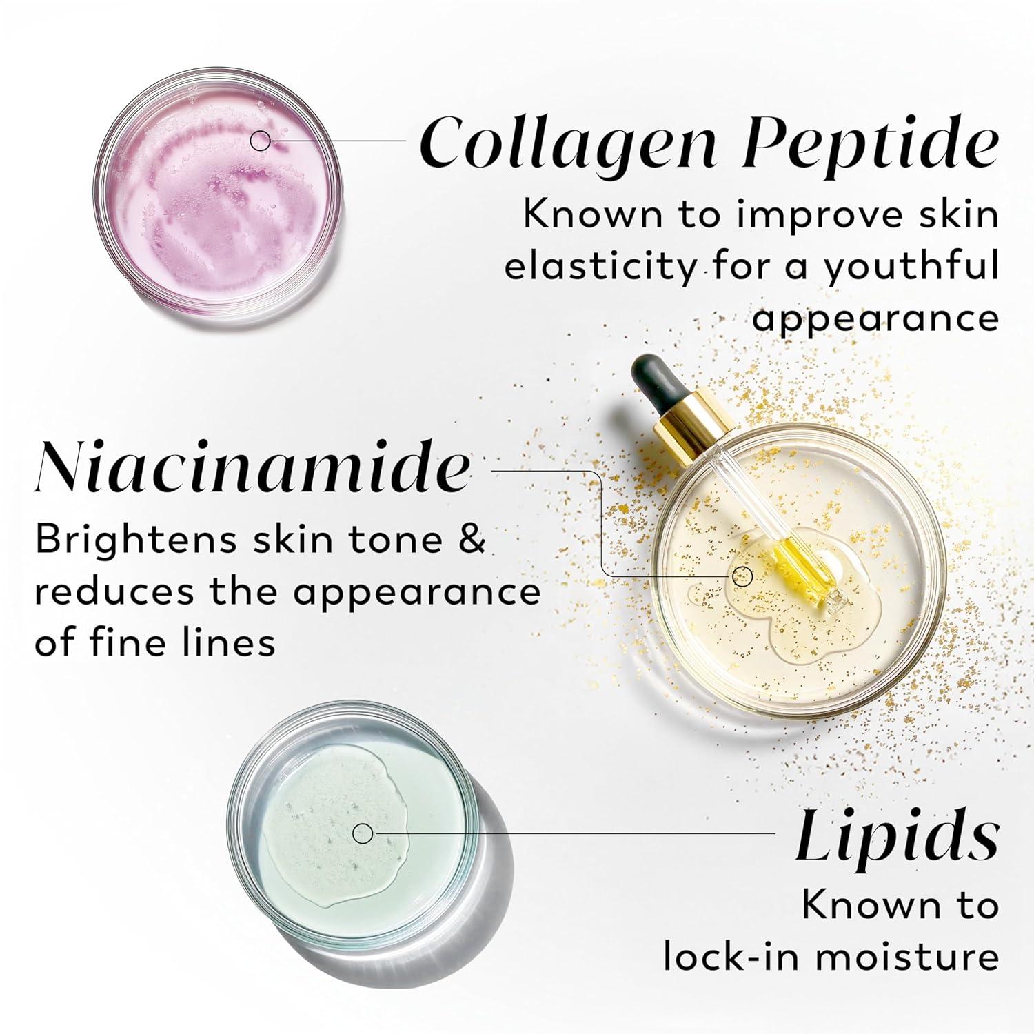 imageOlay Body Lotion for Women Smoothing with Retinol Serum Visibly Smoother Skin 24hr Moisture amp Hydration Fast Absorbing Formula Vitamin B3 Complex For All Skin Types 17 fl ozCollagen