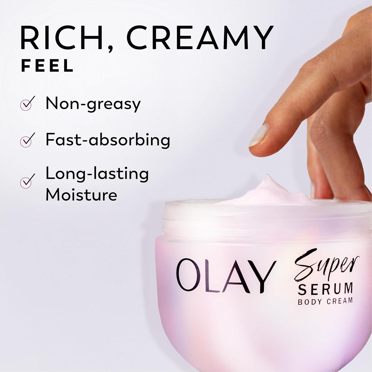 imageOlay Body Lotion for Women Smoothing with Retinol Serum Visibly Smoother Skin 24hr Moisture amp Hydration Fast Absorbing Formula Vitamin B3 Complex For All Skin Types 17 fl ozSweet Vanilla Soft Wood