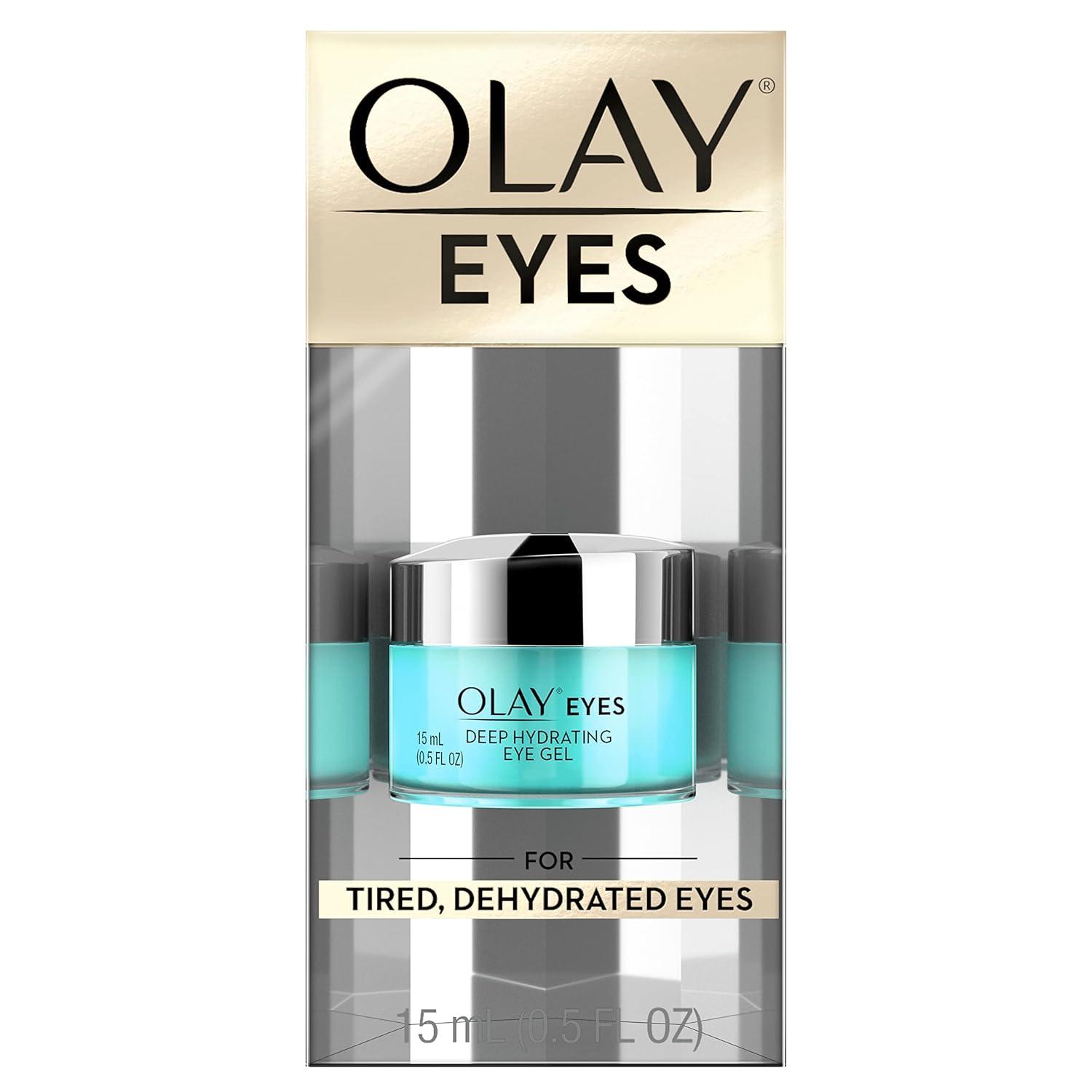 imageOlay Deep Hydrating Eye Gel with Hyaluronic Acid for Tired Eyes Hydrating Gel Cucumber 05 Fl Oz05 Fl Oz Pack of 1