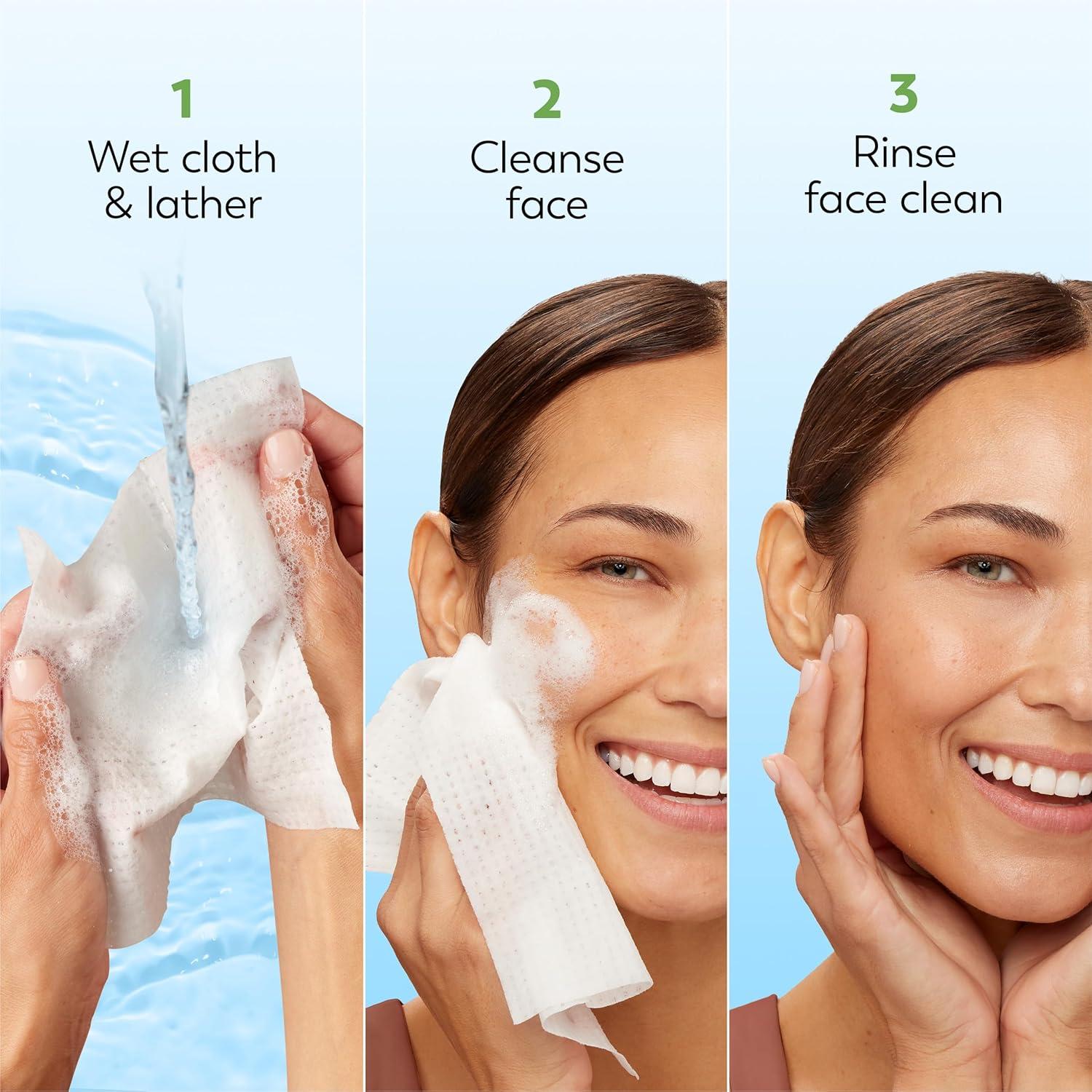 imageOlay Eye Makeup Remover Wipes Daily Facials Gentle Face Cleanser for Sensitive Skin Alcohol and Fragrance Free Soft Face Wash Towels Travel Essentials for Women Dry Cloths 99 ct 3 X 33ct