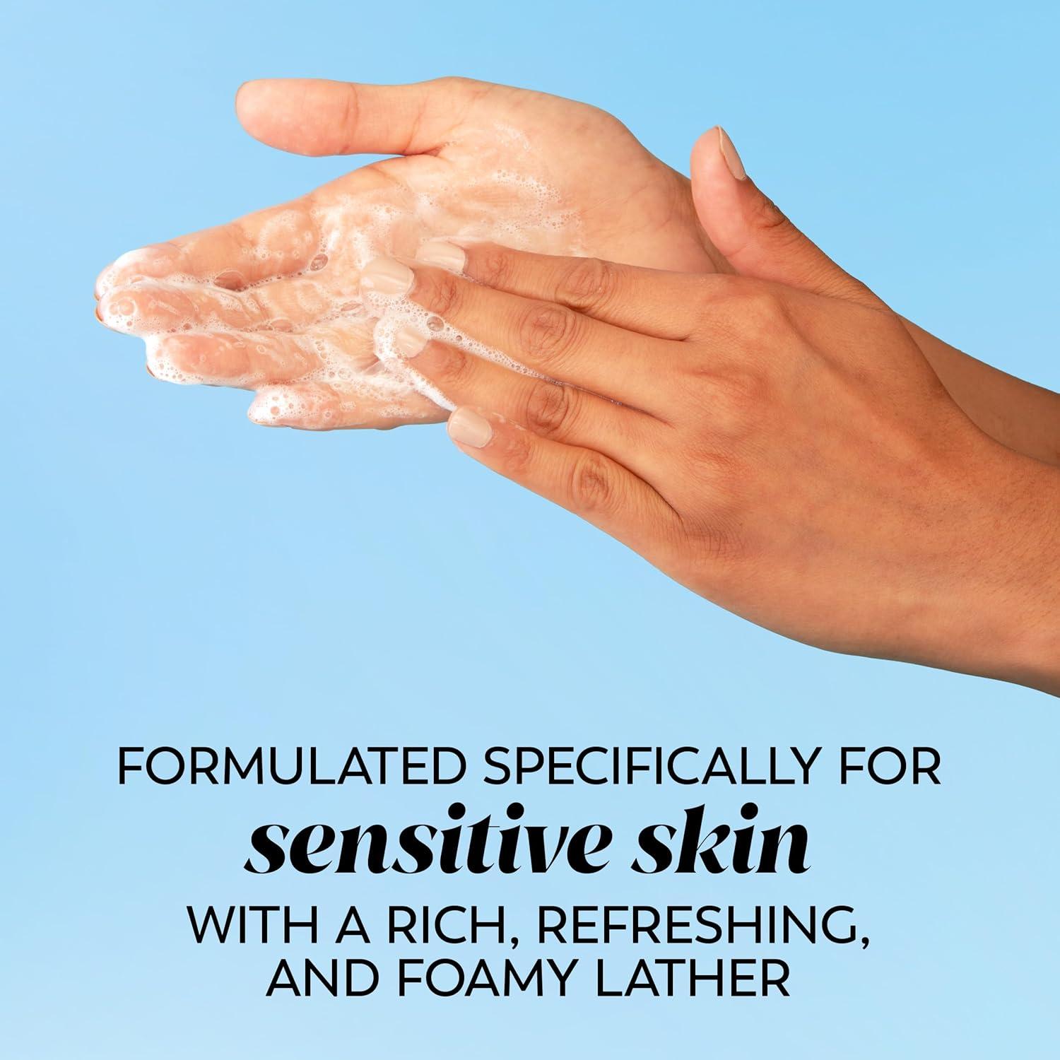 imageOlay Face Cleanser Gentle Foaming Face Wash for Sensitive Skin FragranceFree OilLess SoapFree GlycerinBased Formula Daily Cleansing without Irritation 67 Oz 3 Pack