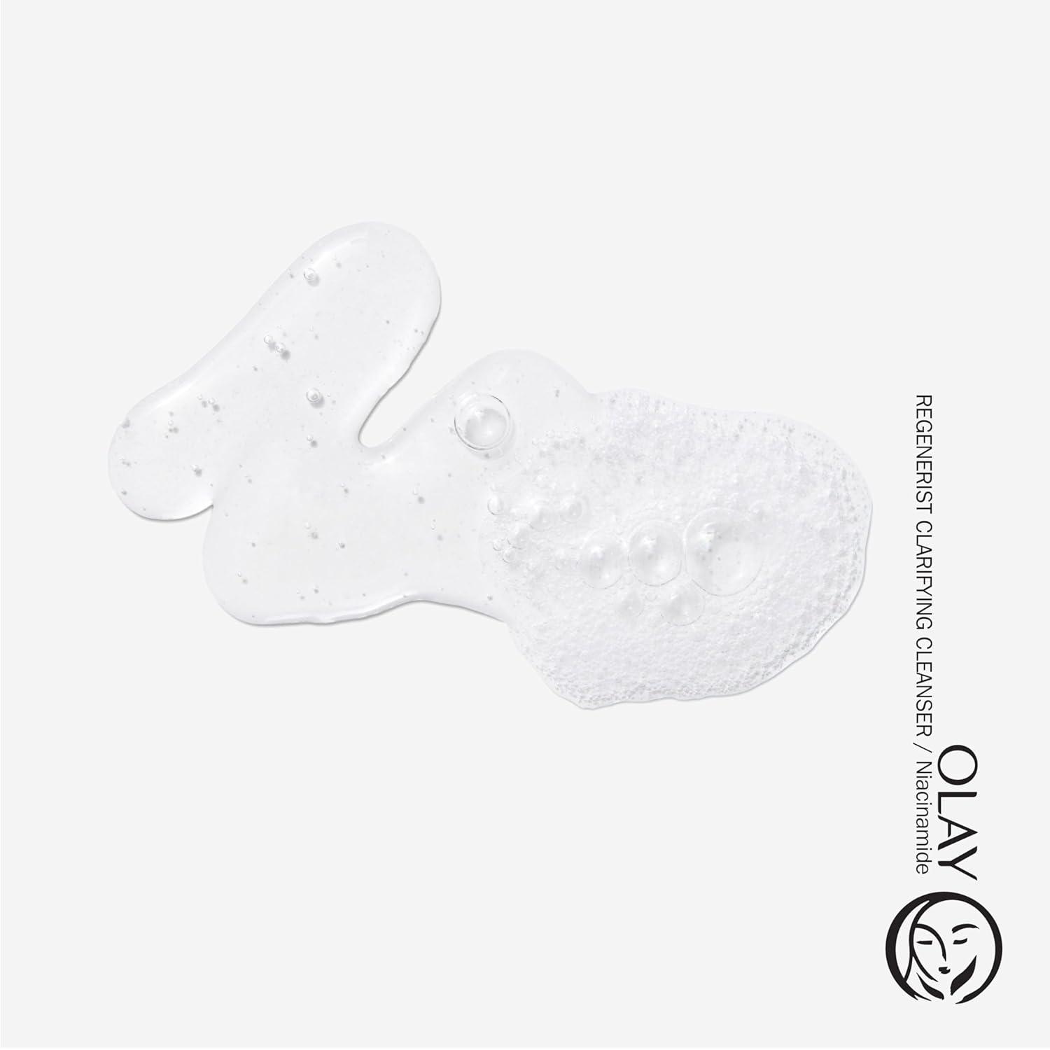 imageOlay Face Wash Daily Facial Cleanser with Niacinamide Peptides amp Glycerin Clarifying Refreshes Skin Surface Refines Appearance of Pores SulfateFree ParabenFree OilFree 16 Oz16 Fl Oz Pack of 2