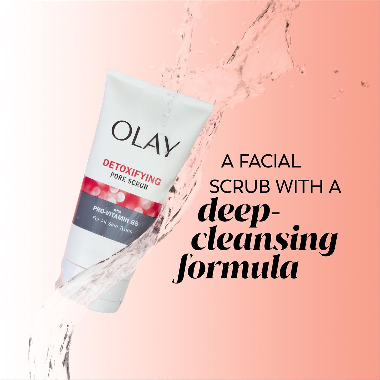 imageOlay Face Wash Regenerist Advanced AntiAging Pore Scrub Cleanser 50 Oz and MicroSculpting Face Moisturizer Cream 17 Oz Skin Care Duo Pack Total 67 OuncesRegenerist Pore Cleanser Face Moisturizer
