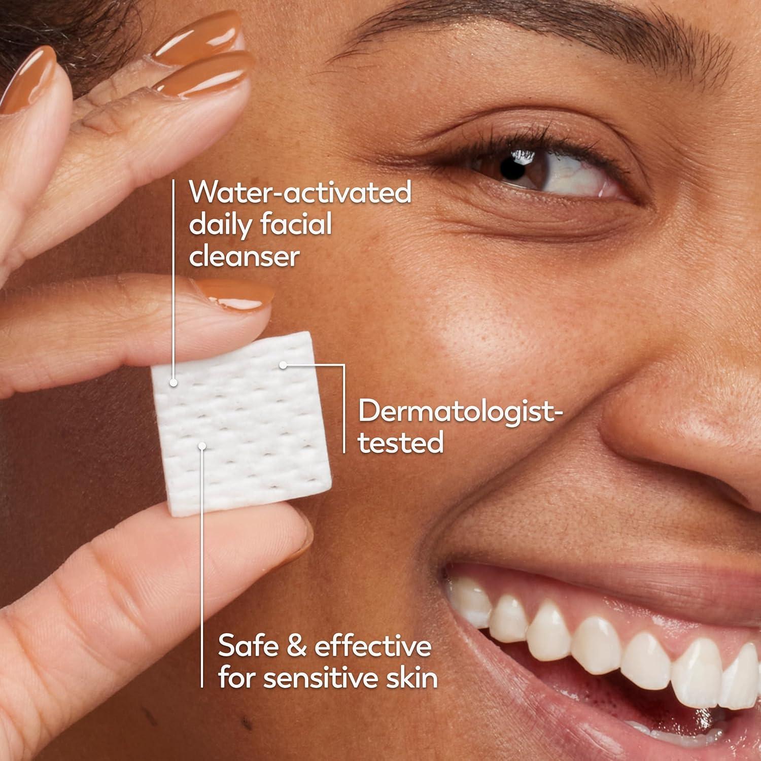 imageOlay Face Wash Vitamin C Cleansing Melts Daily Use Gentle Cleanser For All Skin Types Travel Size Soft Citrus Scent WaterActivated to Clean Tone and Refresh 64ct 2 Pack x 32ctUnscented