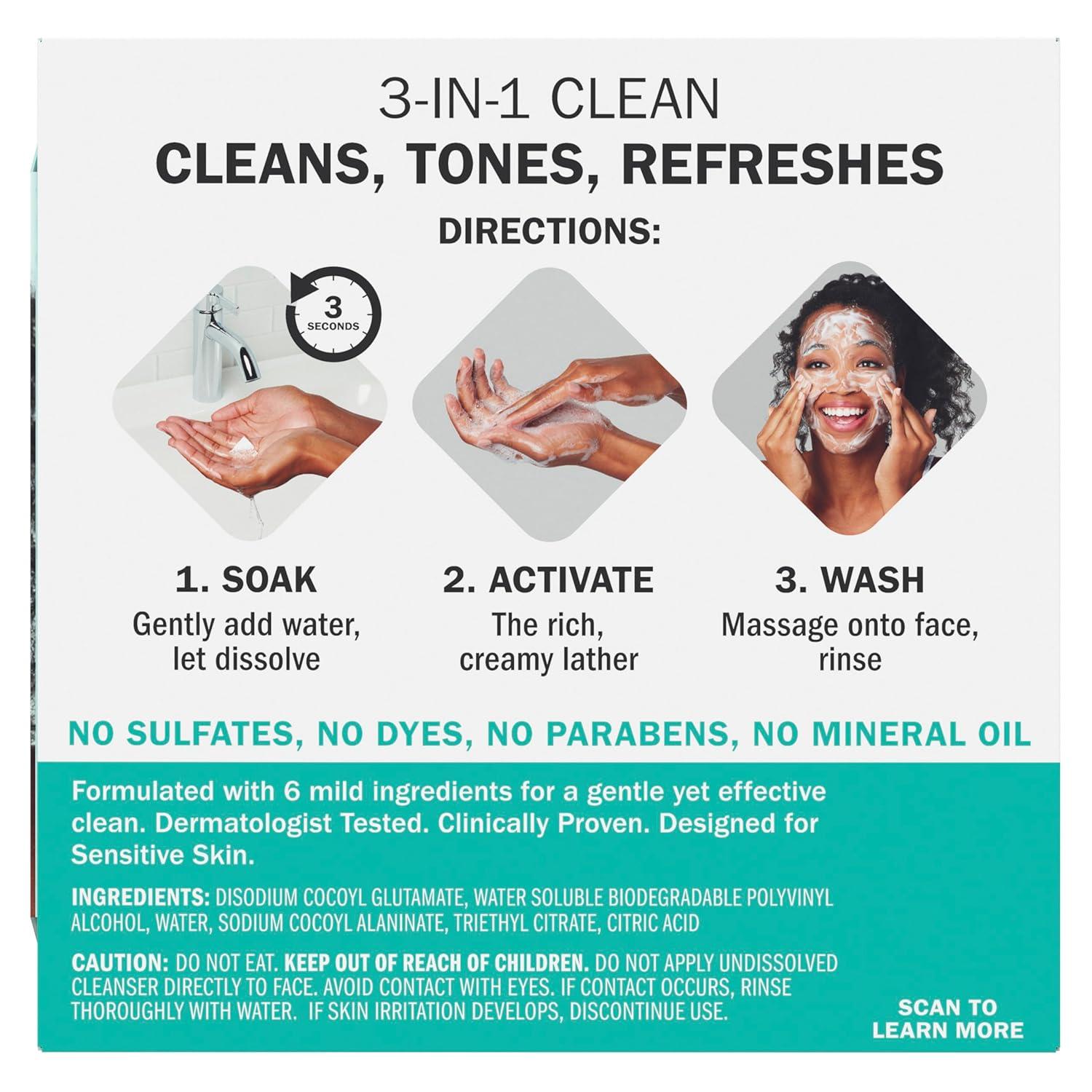 imageOlay Face Wash Vitamin C Cleansing Melts Daily Use Gentle Cleanser For All Skin Types Travel Size Soft Citrus Scent WaterActivated to Clean Tone and Refresh 64ct 2 Pack x 32ctUnscented