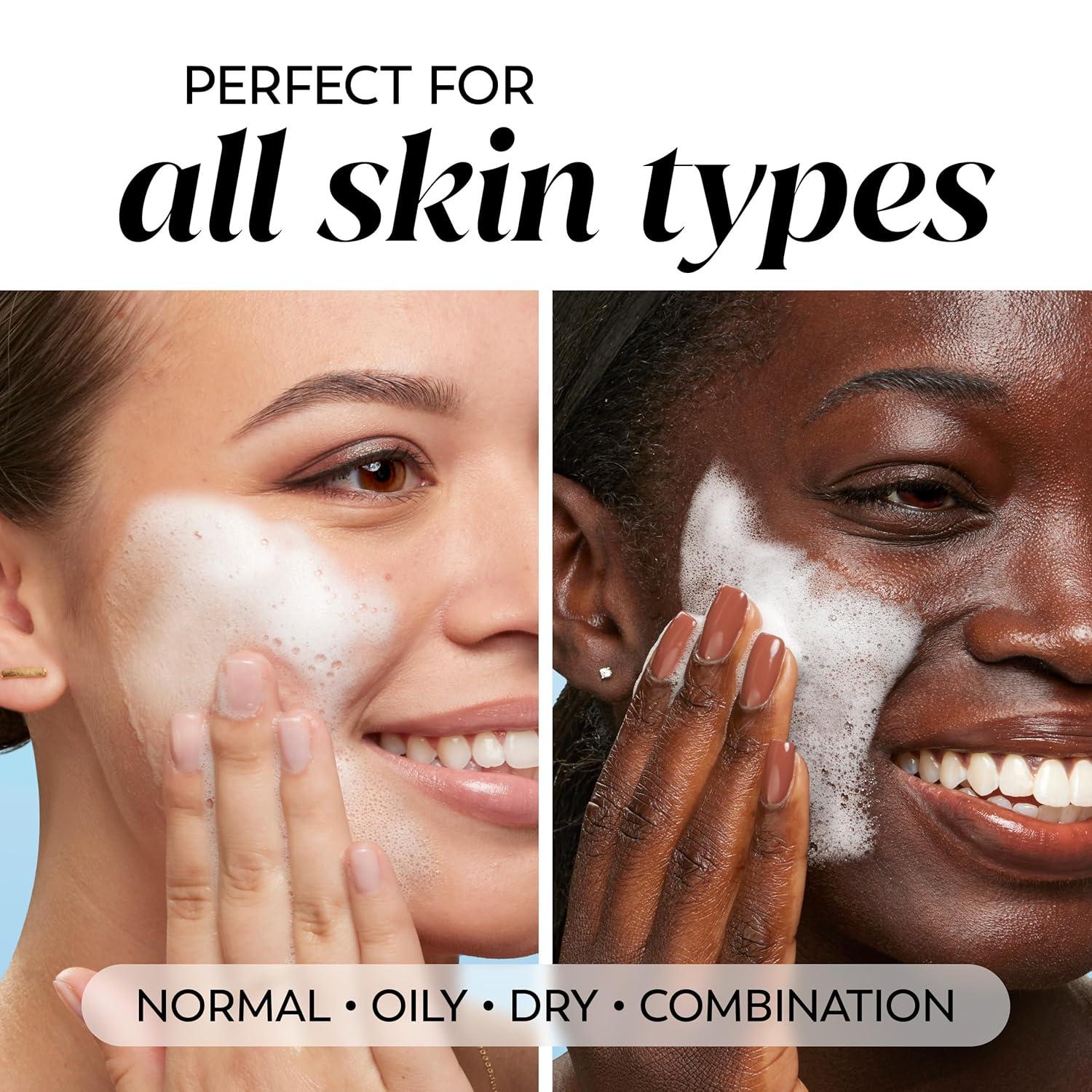 imageOlay Face Wash Vitamin C Cleansing Melts Daily Use Gentle Cleanser For All Skin Types Travel Size Soft Citrus Scent WaterActivated to Clean Tone and Refresh 64ct 2 Pack x 32ctRetinol