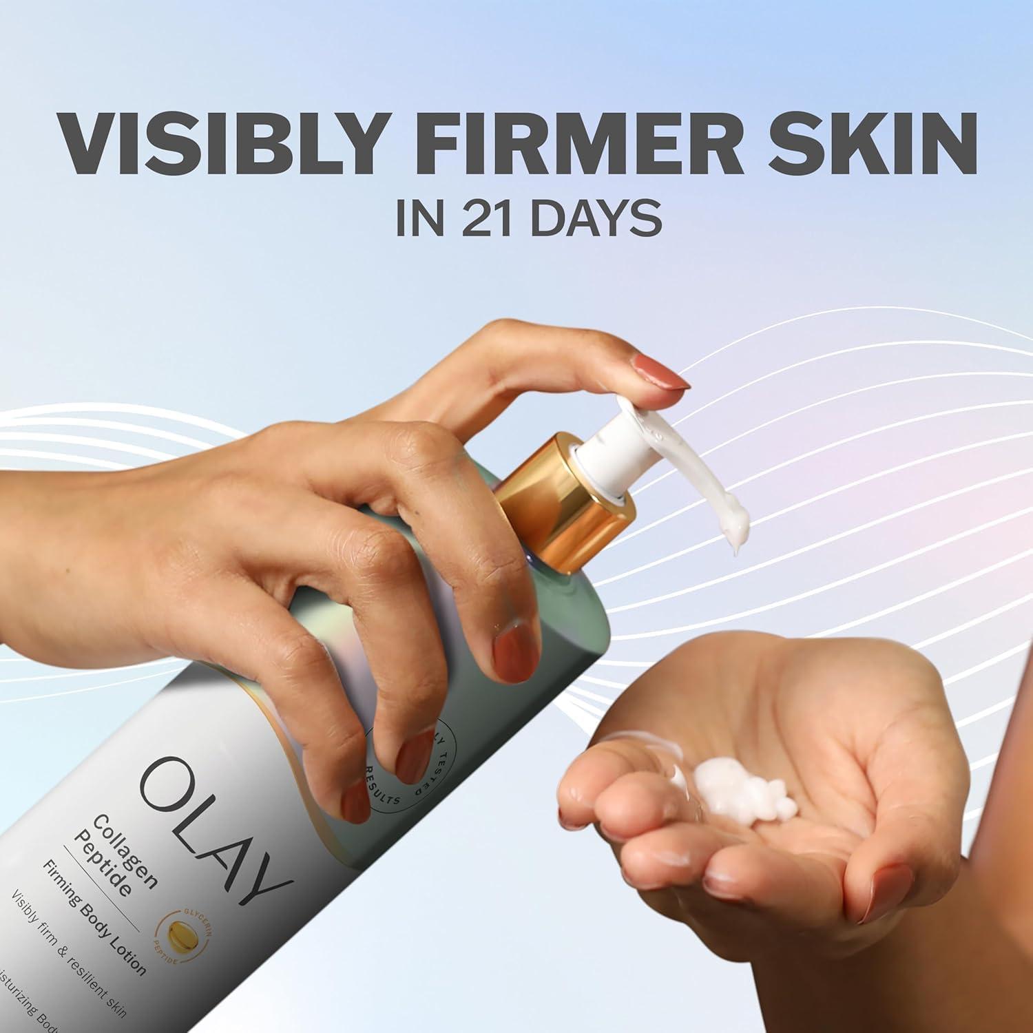 imageOlay Firming amp Hydrating Body Lotion with Collagen 17 fl oz Pump Pack of 4