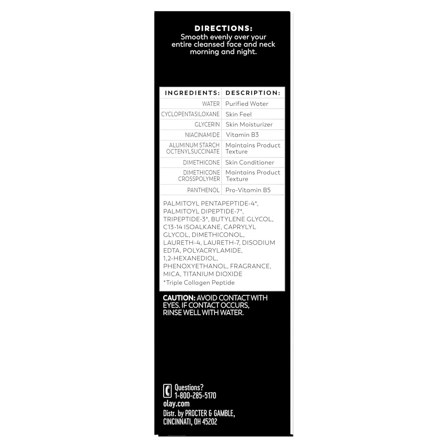 imageOlay Regenerist MicroSculpting Serum Face Serum for Women FragranceFree AntiAging AntiWrinkle Firming Skin Care Triple Collagen Cream Peptide Niacinamide 17 Oz17 Fl Oz Pack of 1