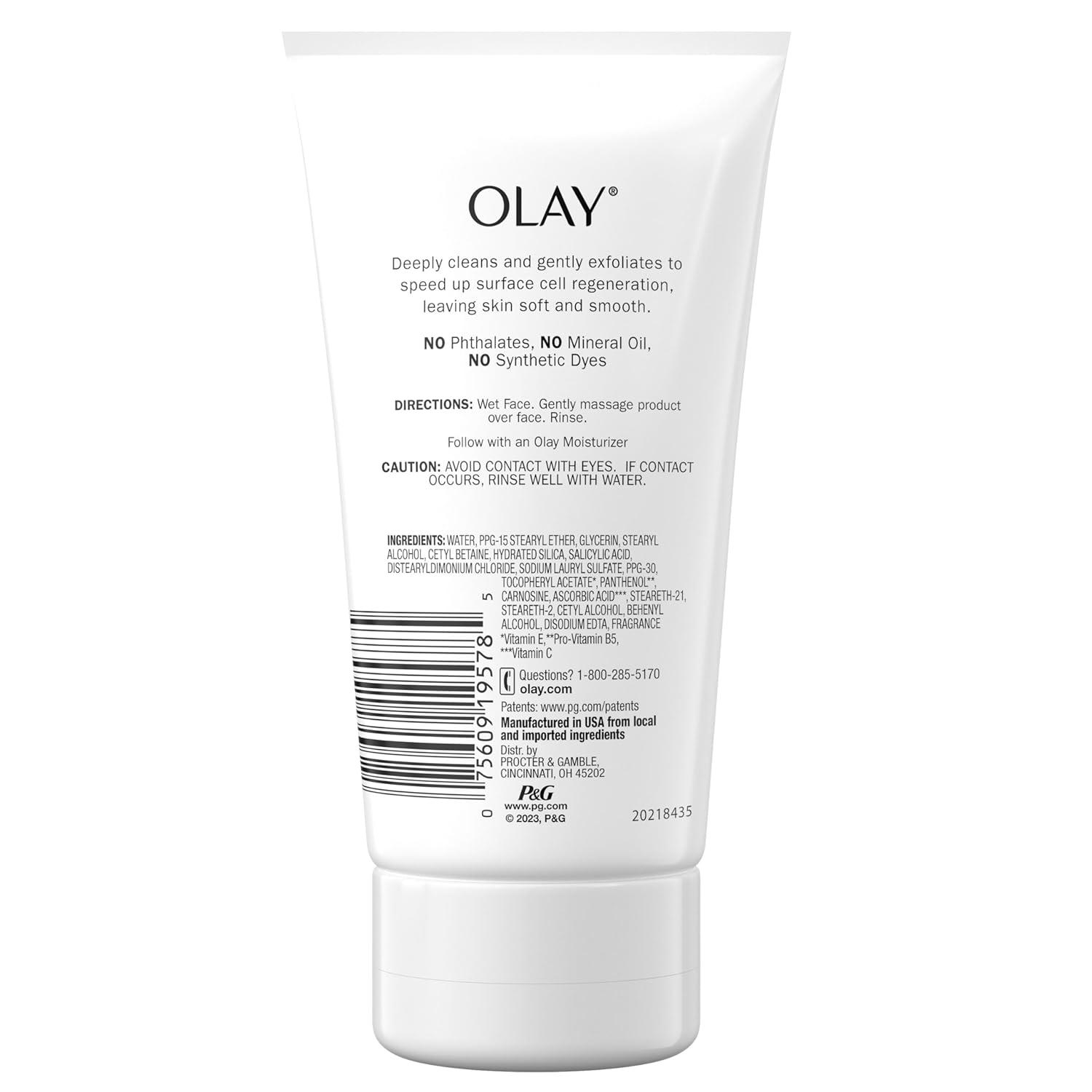 imageOlay Regenerist Regenerating Cream Cleanser Face Wash 5 Fl Oz Pack of 35 Fl Oz Pack of 3