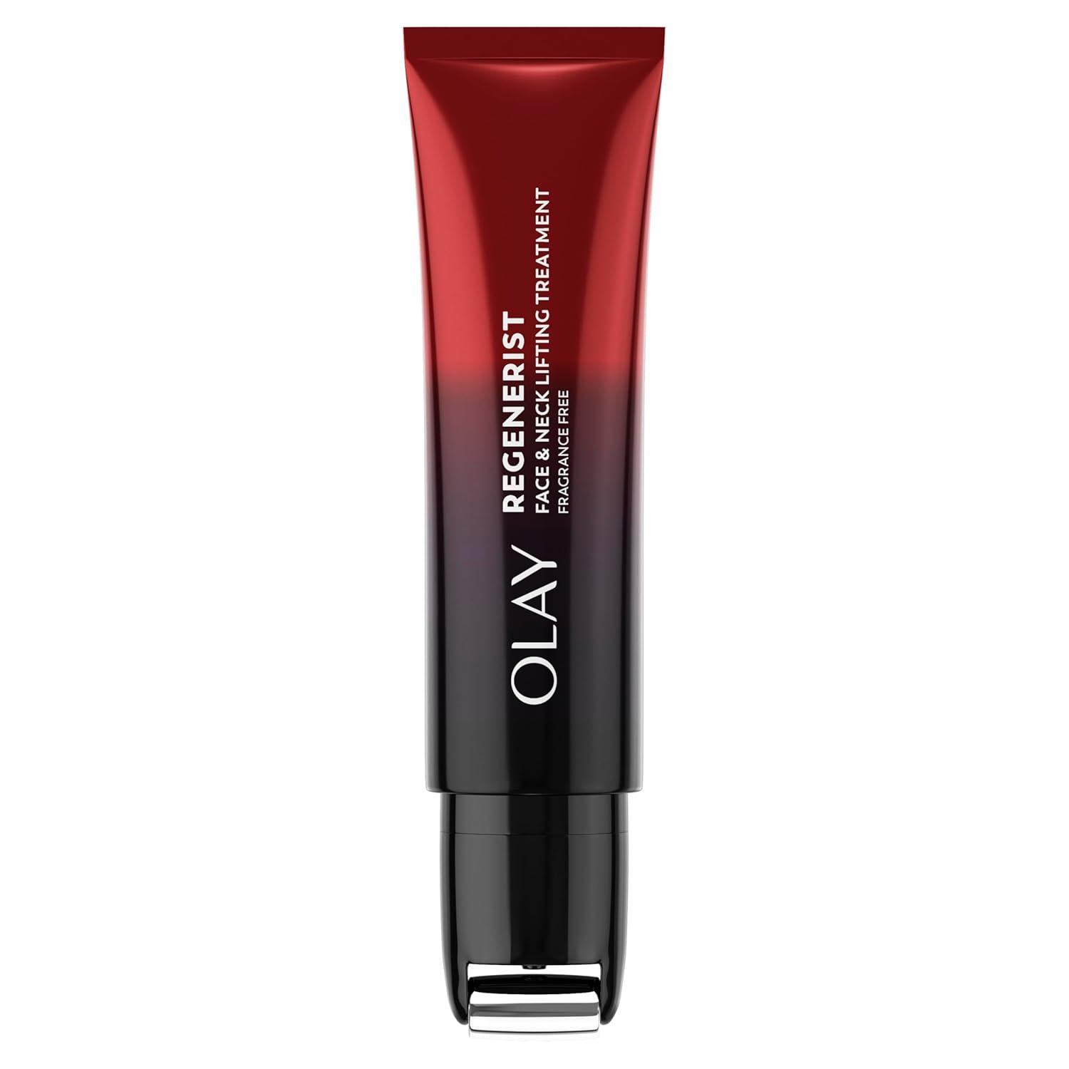 imageOlay Regenerist Under Eye Cream Roller Eye Wrinkle Cream Crows Feet amp Bags Treatment AntiWrinkle AntiAging Serum FragranceFree HexaRepair Peptide amp Bakuchiol 07ozFace Lifting Treatment