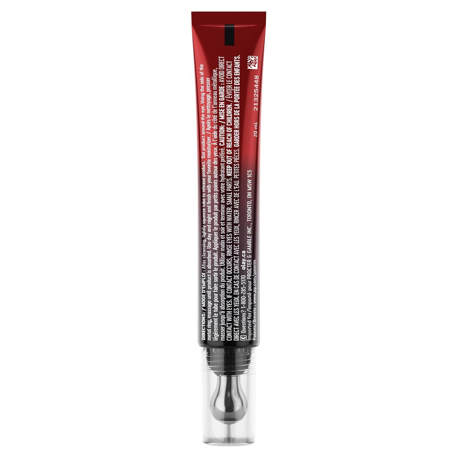 imageOlay Regenerist Under Eye Cream Roller Eye Wrinkle Cream Crows Feet amp Bags Treatment AntiWrinkle AntiAging Serum FragranceFree HexaRepair Peptide amp Bakuchiol 07ozEye Wrinkle Treatment