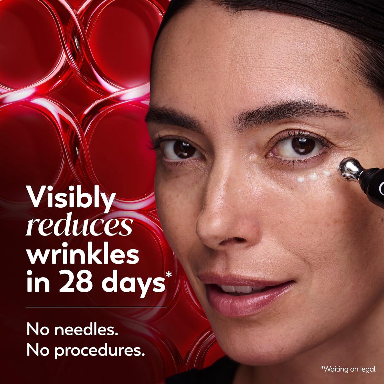 imageOlay Regenerist Under Eye Cream Roller Eye Wrinkle Cream Crows Feet amp Bags Treatment AntiWrinkle AntiAging Serum FragranceFree HexaRepair Peptide amp Bakuchiol 07ozEye Wrinkle Treatment