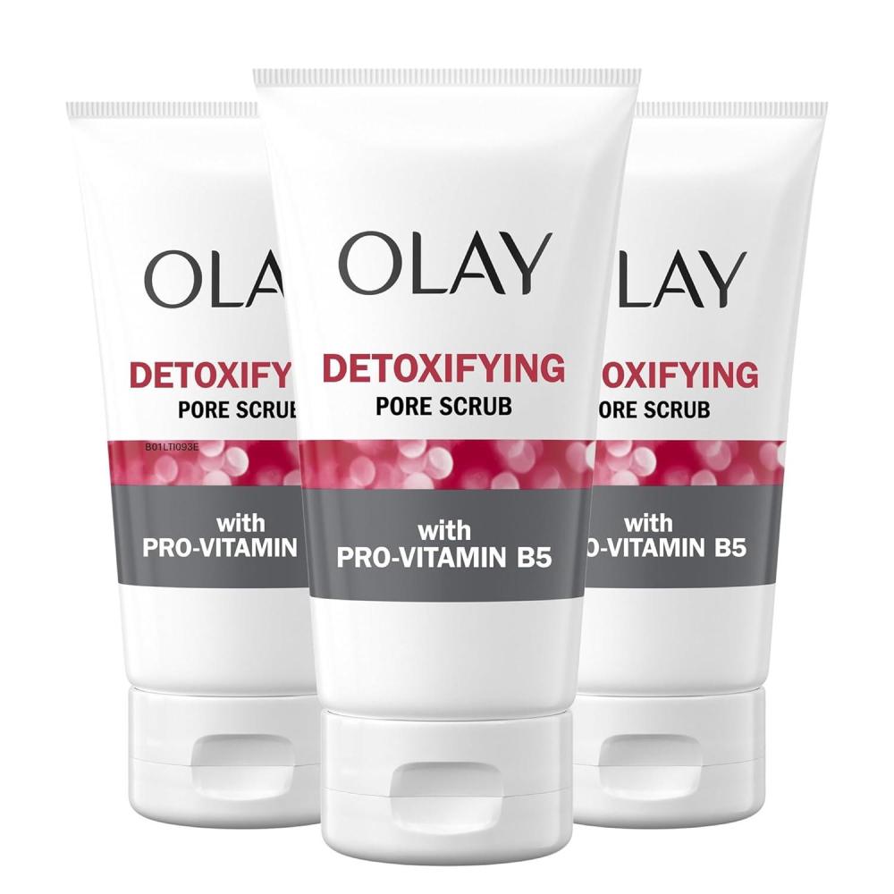 imageFacial Cleanser by Olay Regenerist Detoxifying Pore Scrub amp Exfoliator 5 Oz Pack of 3Scented