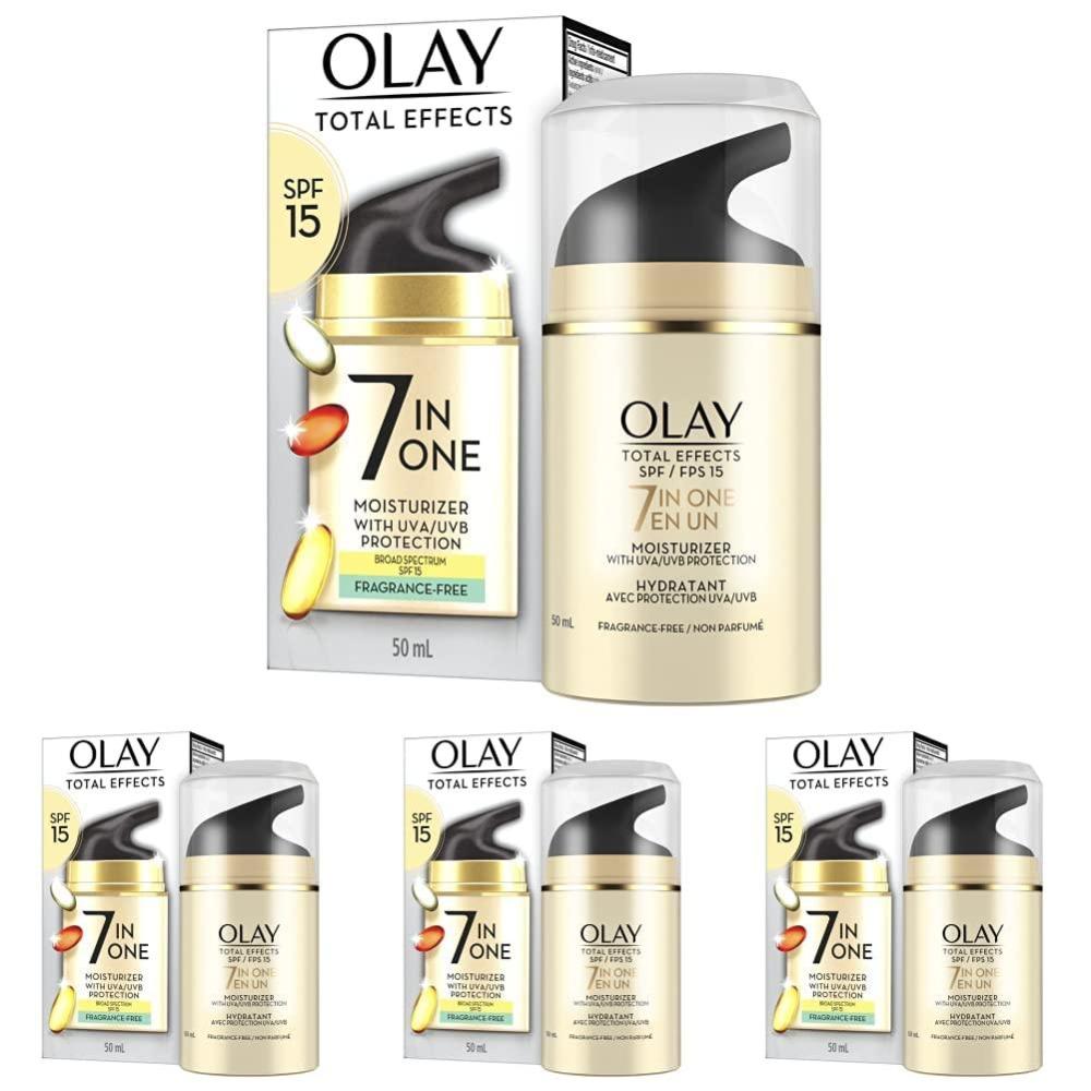 imageOLAY Total Effects 7in1 AntiAging Face Moisturizer with SPF 15 FragranceFree 17 oz17 Fl Oz Pack of 4