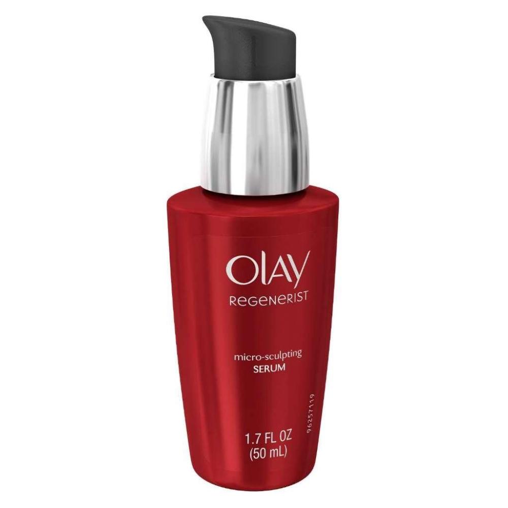 imageOlay Regenerist MicroSculpting Serum Face Serum for Women FragranceFree AntiAging AntiWrinkle Firming Skin Care Triple Collagen Cream Peptide Niacinamide 17 Oz17 Fl Oz Pack of 12