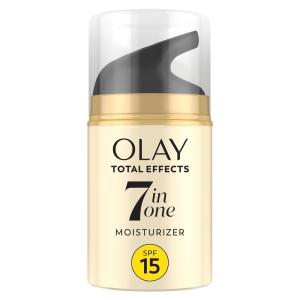 OLAY Total Effects 7-in-1 Anti-Aging Face Moisturizer with SPF 15, Fragrance-Free 1.7 oz(1.7 Fl Oz (Pack of 1))