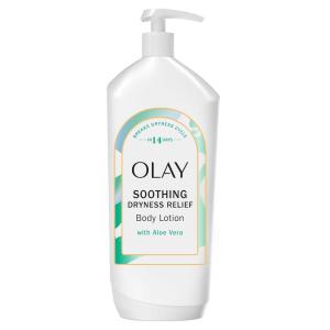 Olay Body Lotion for Women, Day & Night Restoring, 24hr Moisturizing & Deep Hydration, Absorbs Instantly, Penetrating Vitamin B3 Complex, For All Skin Types, Fragrance Free, 18 fl oz(Aloe Vera)
