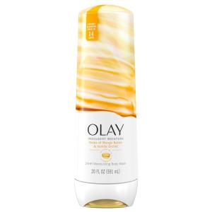 Olay Body Wash for Women, Indulgent Moisture, 24hr Moisturizing & Nourishing Formula, Infused with Vitamin B3 Complex, Luxurious Fragrances, Elderberry & Almond Cream Scent, 20 fl oz(Mango Butter & Vanilla Orchid)