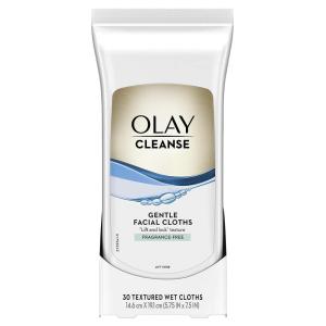 Olay Cleanse Gentle Facial Cloths, Fragrance Free, 30 count(No Color)