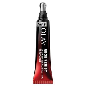 Olay Regenerist Under Eye Cream Roller, Eye Wrinkle Cream, Crows Feet & Bags Treatment, Anti-Wrinkle, Anti-Aging Serum, Fragrance-Free, Hexa-Repair Peptide & Bakuchiol, 0.7oz(Eye Wrinkle Treatment)