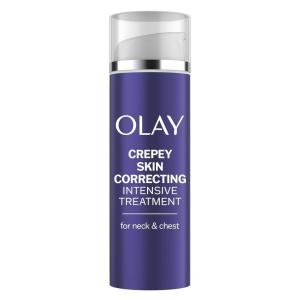 Olay Treatment Cream Intensive Crepey Skin Correcting for Neck & Chest with Retinol24, Vitamin B3 Complex, Deeply Hydrates, Renews & Smoothes Skin, 1.7 fl oz(1.7 Fl Oz (Pack of 1))