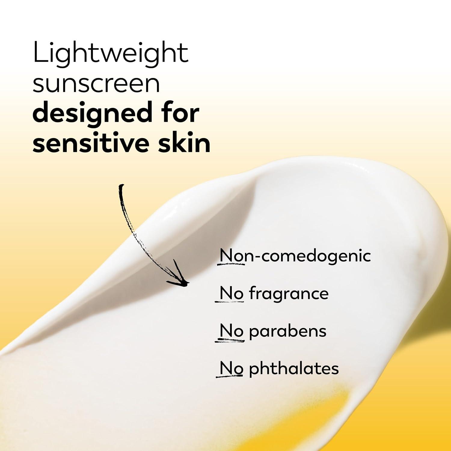 imageOlay Complete Face Moisturizer with Sunscreen SPF 40 For Sensitive Skin Broad Spectrum Sun Protection FragrenceFree No White Cast on All Tones Nourishes Moisture Barrier Ceramides 6 Oz6 Fl Oz Pack of 1