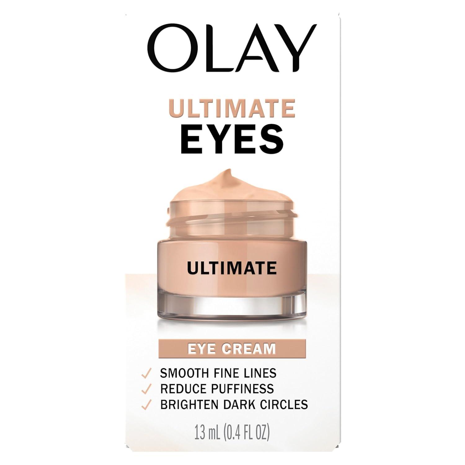 imageOlay Eyes Ultimate Eye Cream for Dark Circles Wrinkles and Puffiness 13 ml 04 fl oz04 Fl Oz Pack of 2