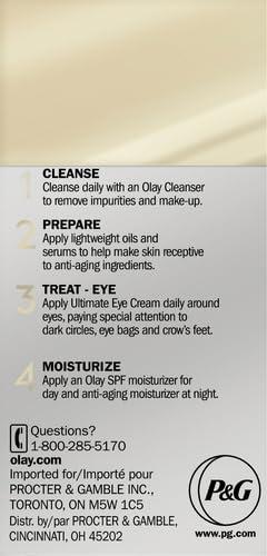 imageOlay Eyes Ultimate Eye Cream for Dark Circles Wrinkles and Puffiness 13 ml 04 fl oz04 Fl Oz Pack of 2