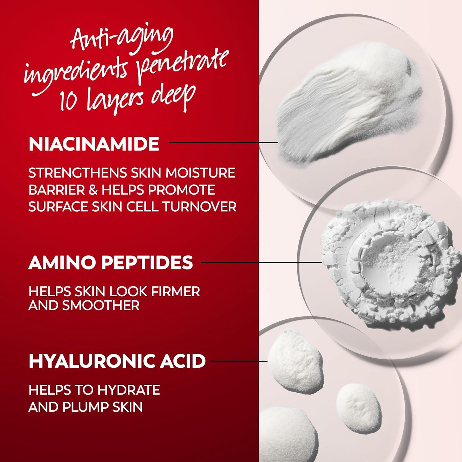 imageOlay Face Moisturizer Regenerist MicroSculpting Cream for Women FragranceFree AntiAging AntiWrinkle Firming Skin Care Triple Collagen Cream Peptide Hyaluronic Acid Niacinamide 17ozFragranceFree