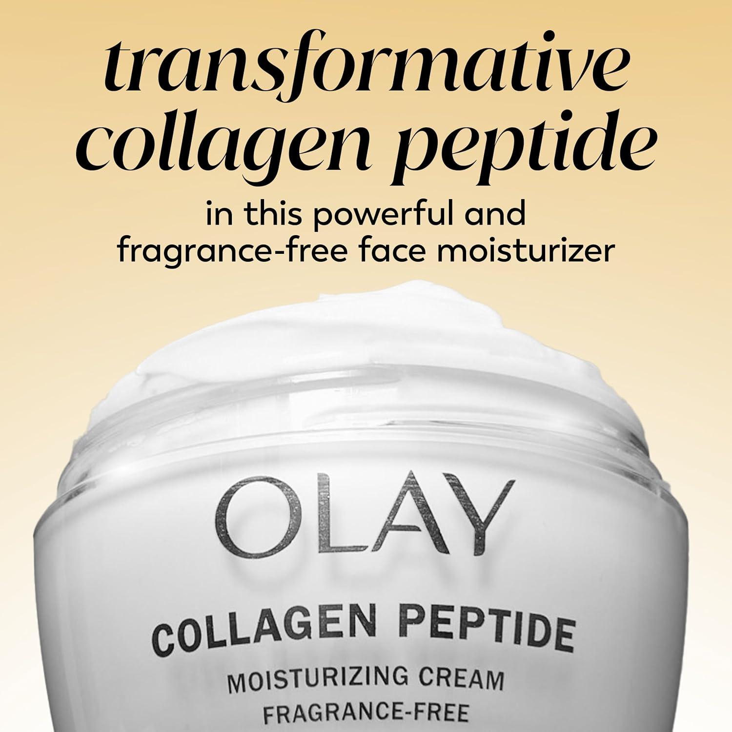 imageOlay Regenerist Radiance Collagen Peptide Face Moisturizer Firm amp Smooth Cream FragranceFree Hydrating Firming AntiAging amp AntiWrinkle 2 Oz17 Ounce Pack of 1