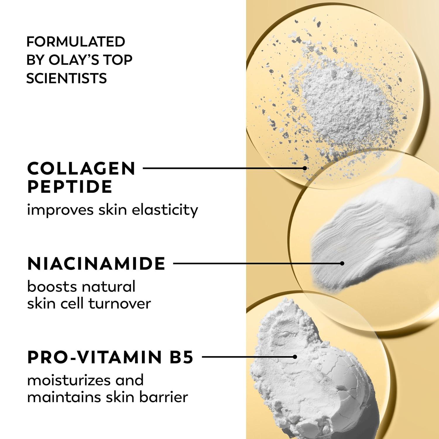 imageOlay Regenerist Radiance Collagen Peptide Face Moisturizer Firm amp Smooth Cream FragranceFree Hydrating Firming AntiAging amp AntiWrinkle 2 Oz2 Ounce Pack of 2