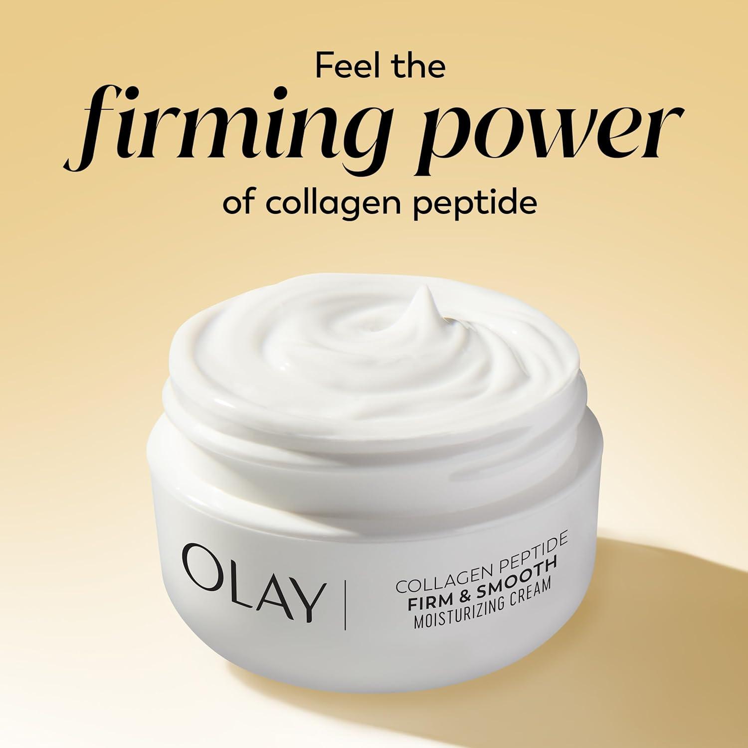 imageOlay Regenerist Radiance Collagen Peptide Face Moisturizer Firm amp Smooth Cream FragranceFree Hydrating Firming AntiAging amp AntiWrinkle 2 Oz2 Ounce Pack of 1