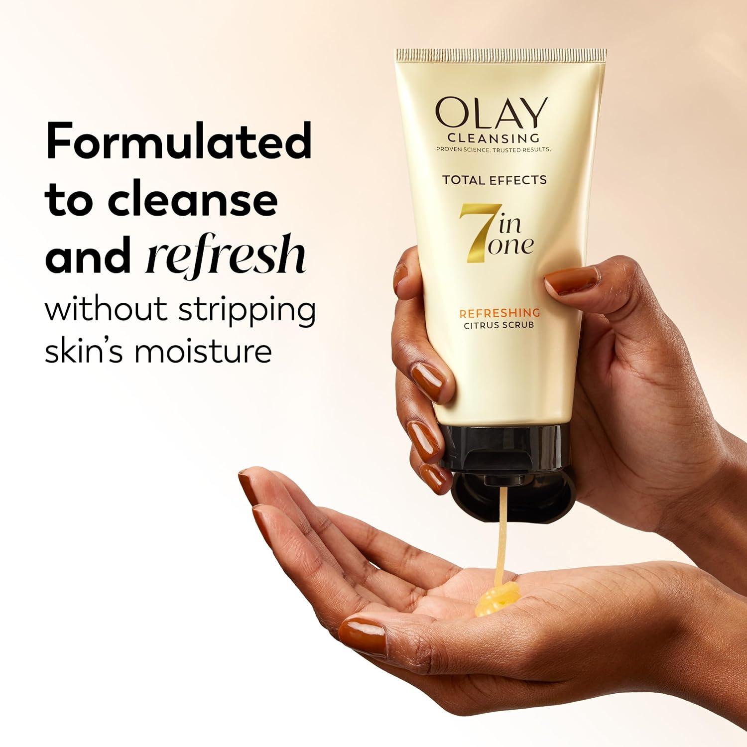 imageOlay Total Effects Revitalizing Foaming Facial Cleanser 50 fl oz pack of 3Citrus Scrub