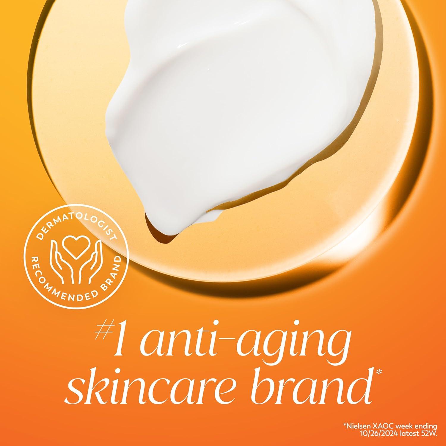 imageOlay Vitamin C MAX Face Moisturizer Brightening Cream for Women Hydrating Evens Tone Dark Spot amp Hyperpigmentation Reduction Glowing Skin Care Niaciniamide Peptides 17 Oz17 Ounce Pack of 1
